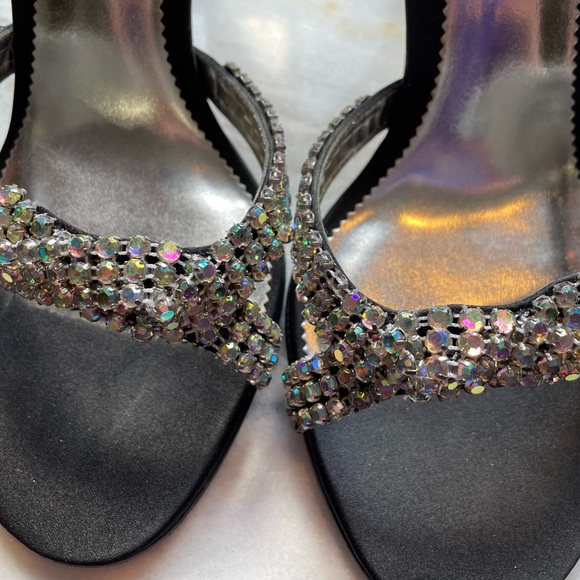 Nina’s Rhinestone Heel Sandals - Picture 2 of 14